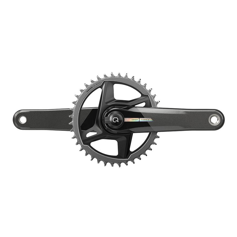 SRAM Force D2 1x Power Meter Crankset Speed: 12 Spindle: 28.99mm BCD: Direct Mount 40 DUB 172.5mm Black Road Disc