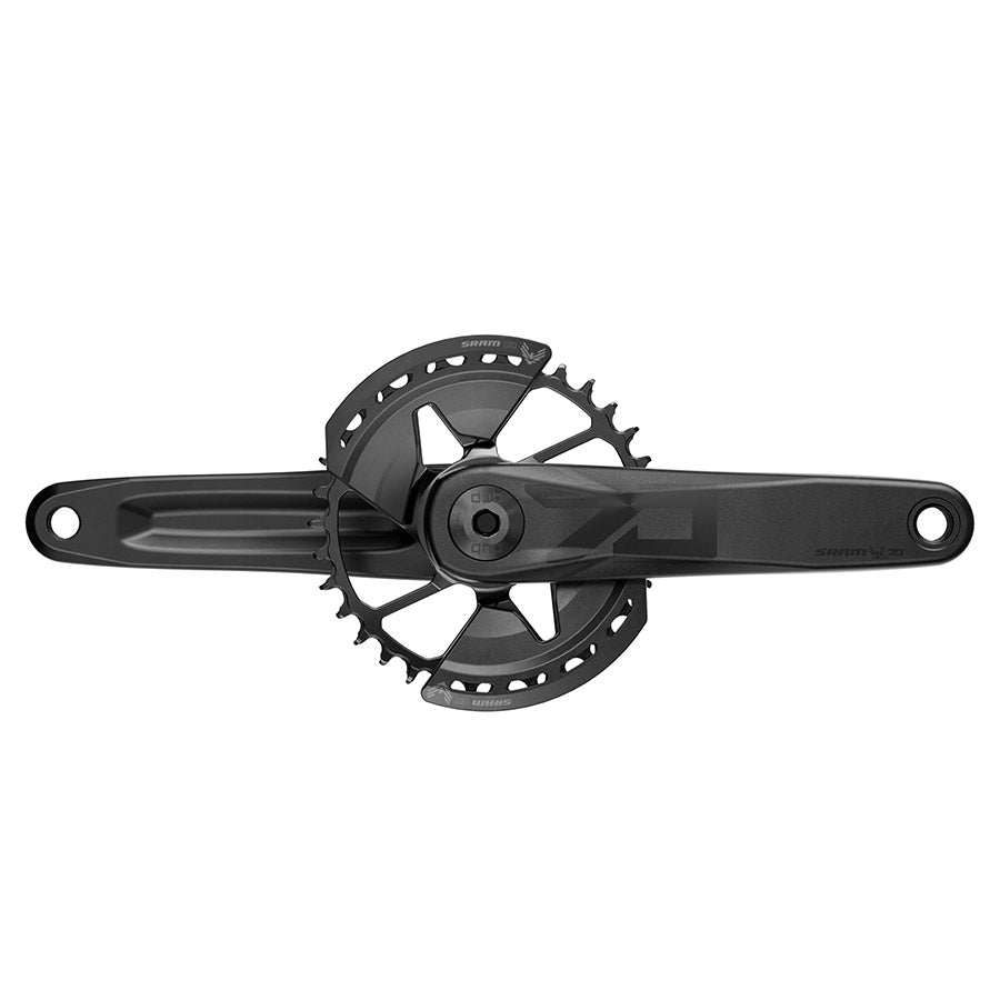 SRAM Eagle 70 DUB Crankset Speed: 12 Spindle: 28.99mm BCD: Direct Mount 32 DUB 155mm Black Boost
