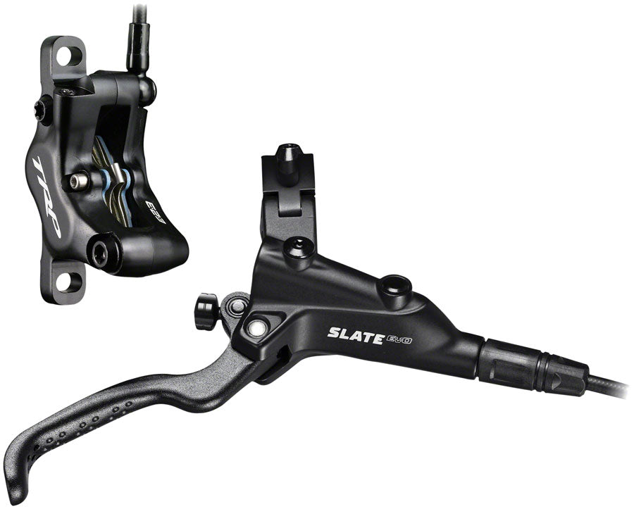 TRP Slate EVO Disc Brake and Lever - Front Hydraulic Post Mount Black