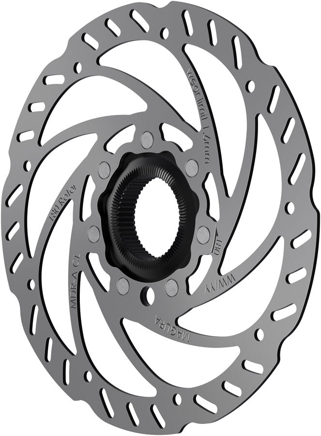 Magura MDR-A CL Disc Brake Rotor - 180mm Center Lock External Notch Lockring Only compatible MT A2 Brakes