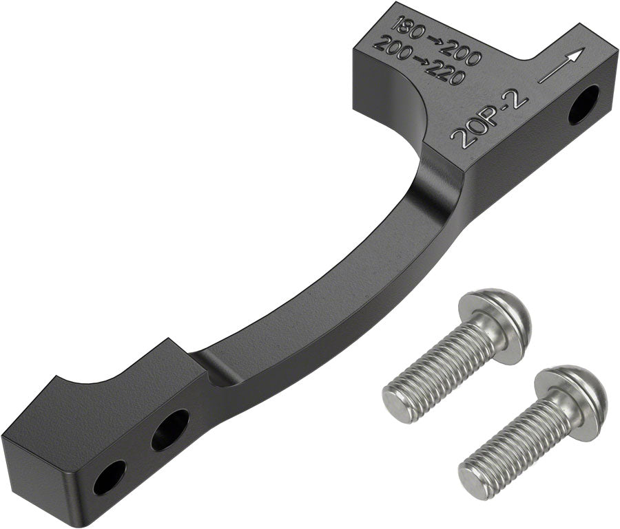SRAM Post Bracket 20 P 2 Disc Brake Adaptor - For 200mm 220mm Rotors Only Includes Bracket Titanium Bolts