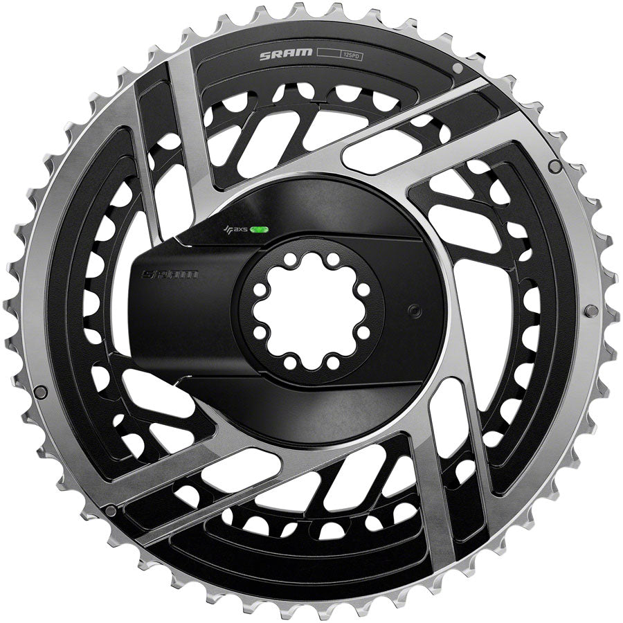 SRAM RED AXS 2x Power Meter Chainring Kit - 56/43t 2x12-Speed 8-Bolt Direct Mount BLK/Silver E1