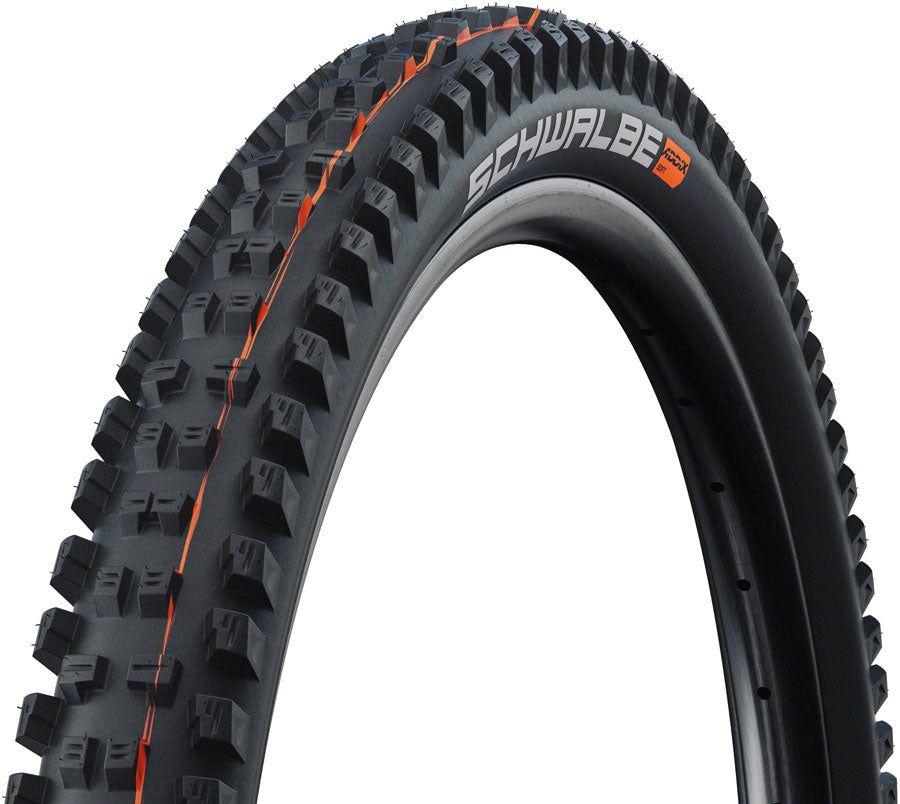Schwalbe Tacky Chan Tire - 29 x 2.40 Tubeless Folding BLK Evolution Line Super Gravity Addix Ultra Soft E-50
