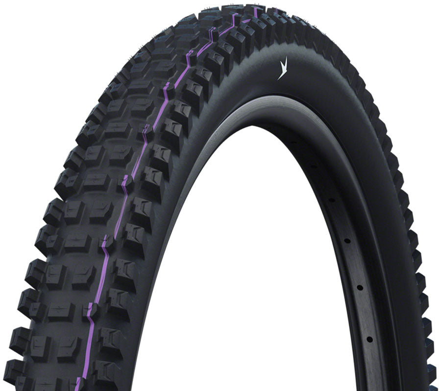 Schwalbe Albert Tire - 29 x 2.60 Tubeless Folding BLK Evolution Line Gravity Pro Addix Ultra Soft Radial E-50