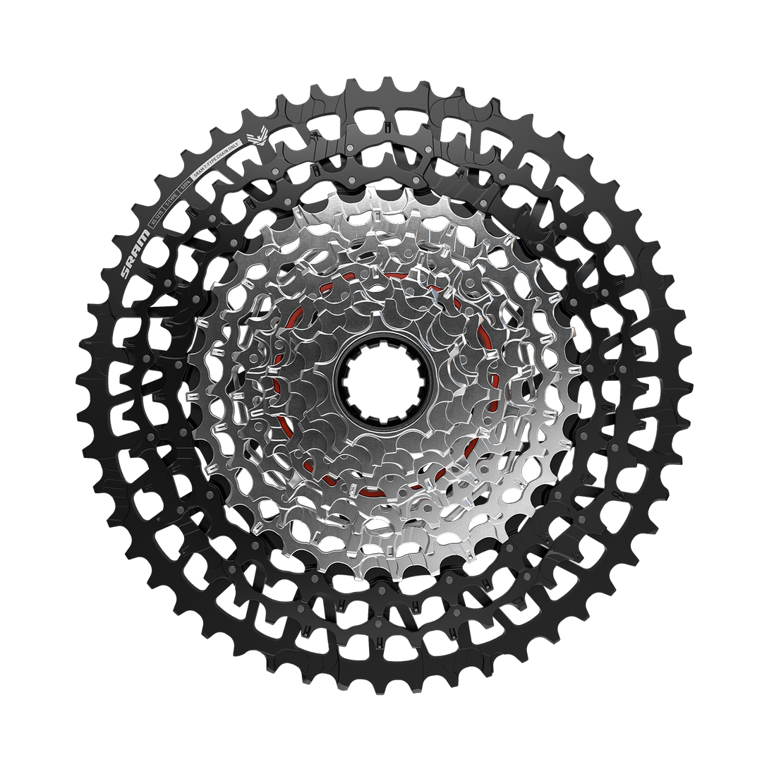 SRAM GX Eagle T-Type XS-1275 Cassette - 12-Speed - 10-52t - For XD Driver - Black/Silver