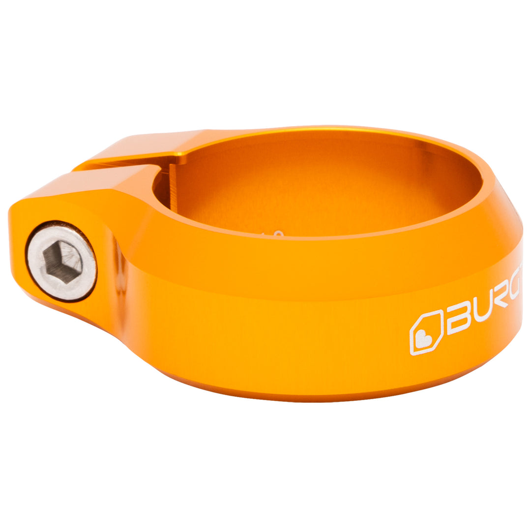 Burgtec Seat Clamp 34.9mm Iron Bro Orange