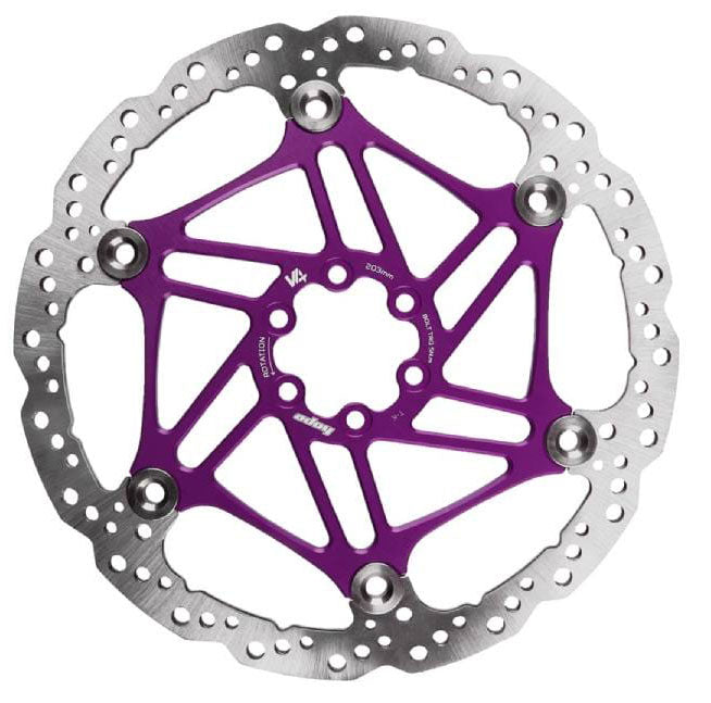 Hope V4 Vented Disc Rotor 6-Bolt Float/Wave 220mm Purpl