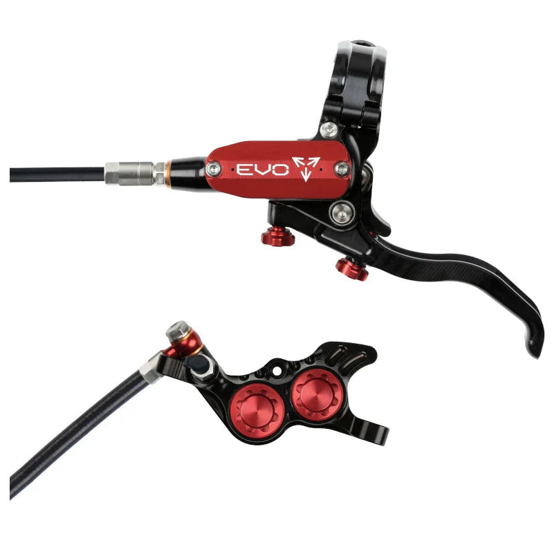 Hope Tech 4 Evo GR4 Disc Brake Right/Rear 74mm Blk/Red