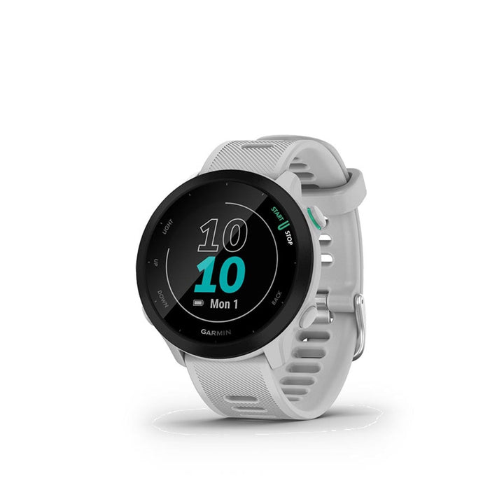 Garmin Forerunner 55 Watch Watch Color: Whitestone Wristband: Whitestone - Silicone