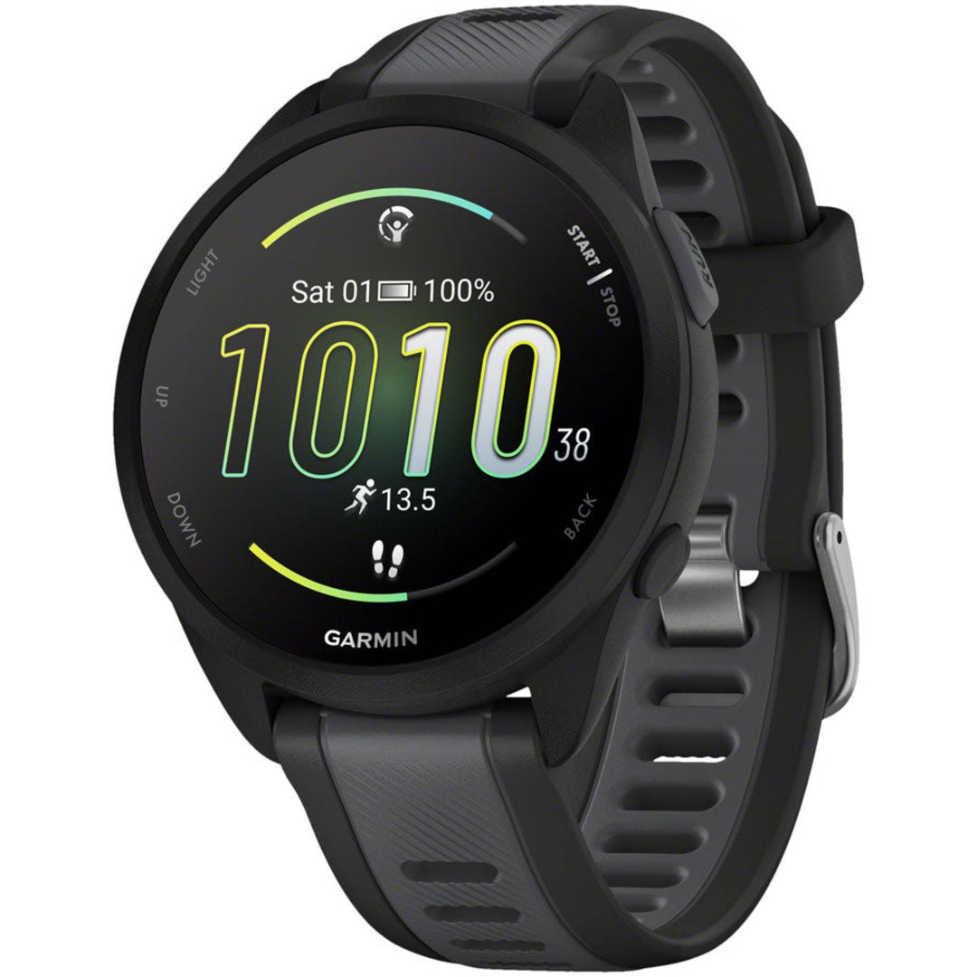 Garmin Forerunner 165 Music Running Watch - Black/Slate Gray