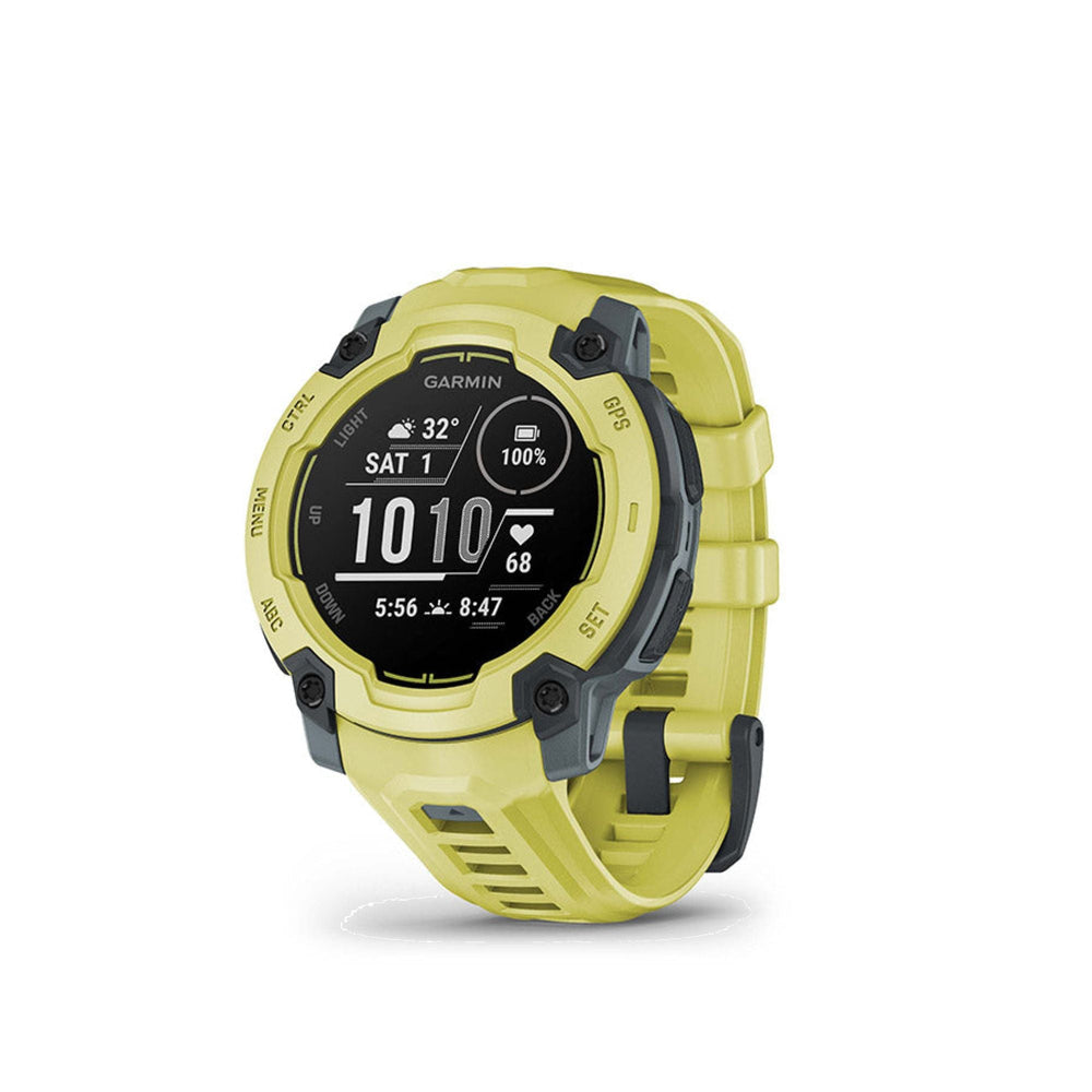 Garmin Instinct E 45mm Watch Watch Color: Electric Lime Wristband: Electric Lime - Silicone