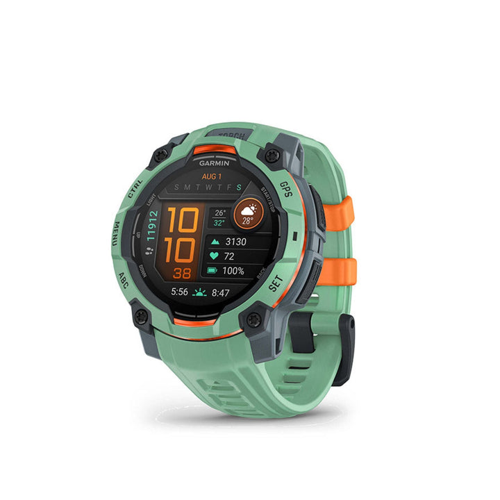 Garmin Instinct 3 45mm AMOLED Watch Watch Color: Neo Tropic Wristband: Neo Tropic - Silicone
