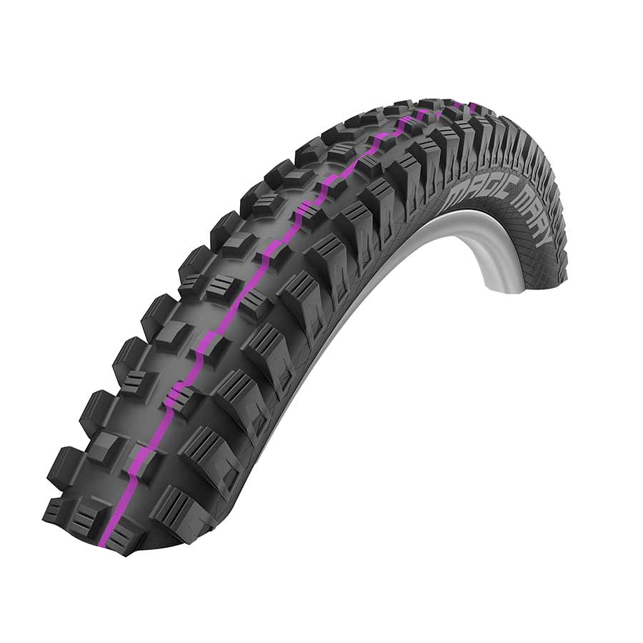 Schwalbe Magic Mary Addix Mountain Tire 27.5''x2.60 Folding Tubeless Ready Addix Ultra Soft Super Downhill TL Easy Black