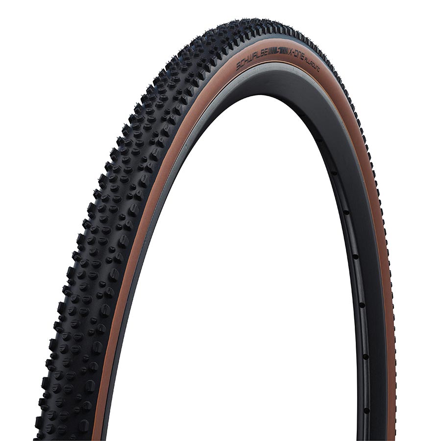 Schwalbe X-One Allround Hybrid Tire 700x33C Folding Tubeless Ready Addix RaceGuard 67TPI Bronze