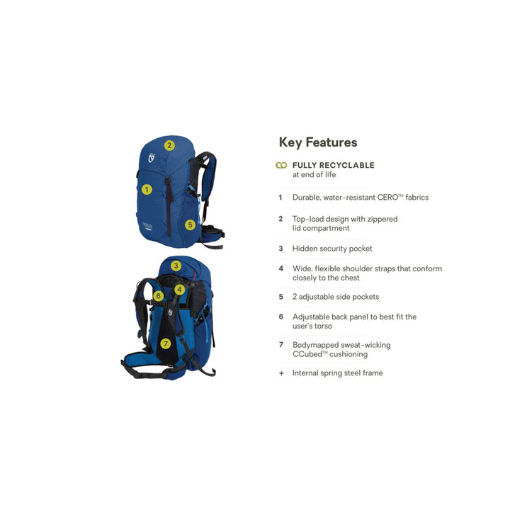 Nemo Resolve Men's 35L Endless Promise Technical Overnight Backpack