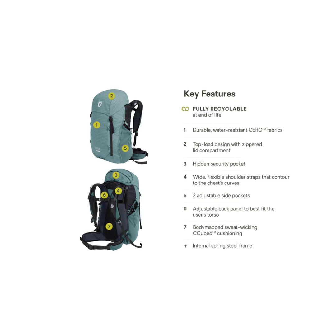 Nemo Resolve Women's 35L Endless Promise Technical Overnight Backpack