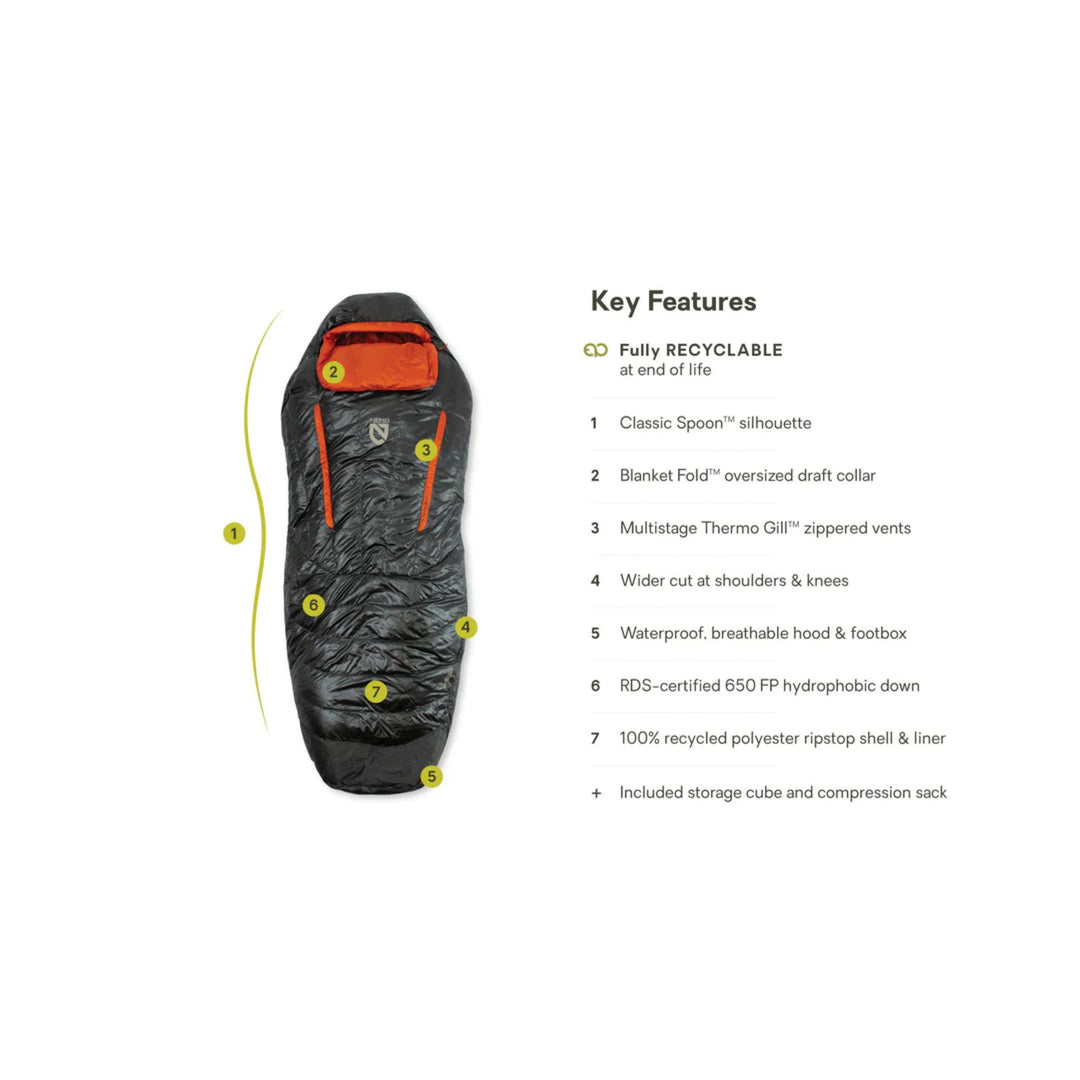 Nemo Men's Disco Endless Promise 30° Down Sleeping Bag