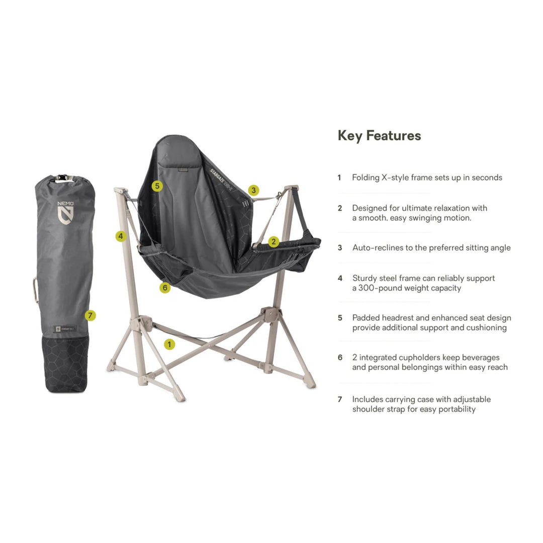 Nemo Stargaze EVO-X Folding Reclining Camp Chair