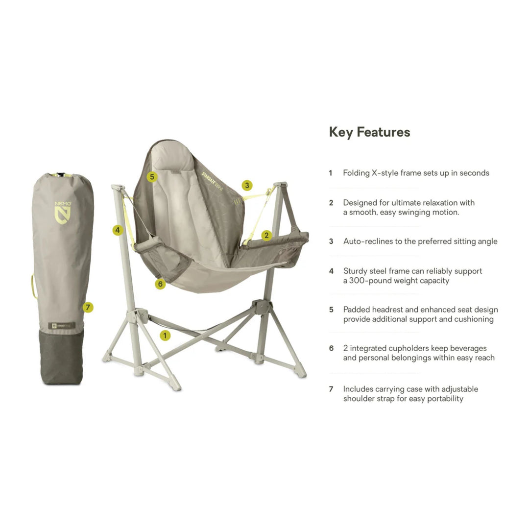 Nemo Stargaze EVO-X Folding Reclining Camp Chair