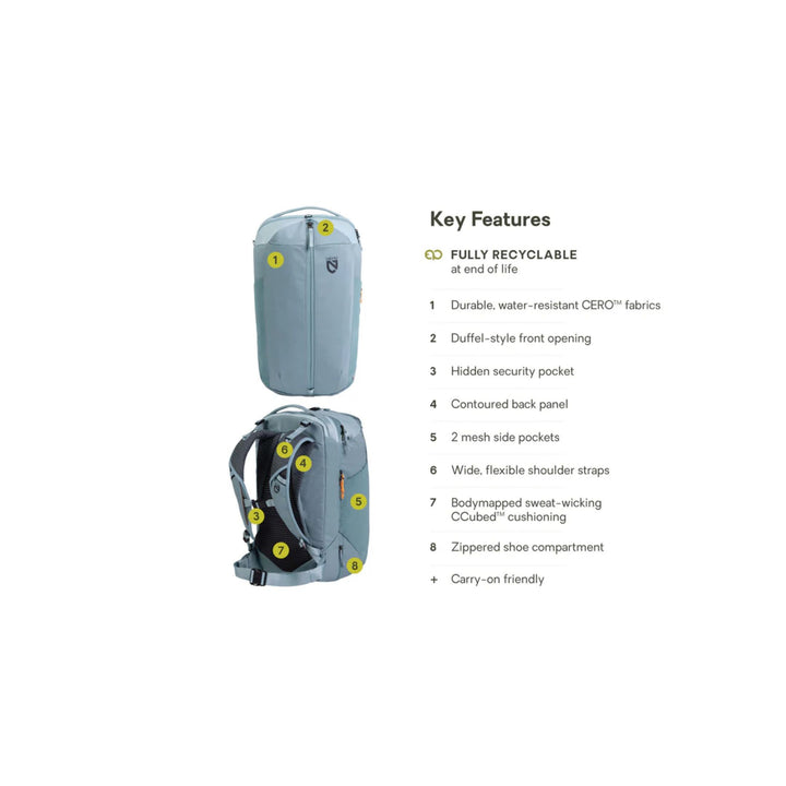 Nemo Vantage 40L Endless Promise Overnight Travel Backpack