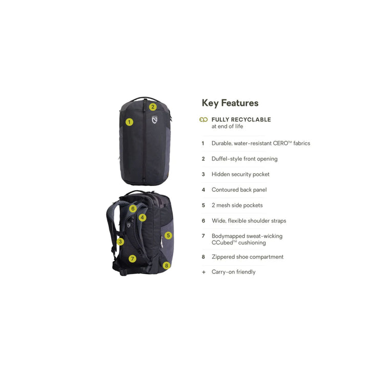Nemo Vantage 40L Endless Promise Overnight Travel Backpack
