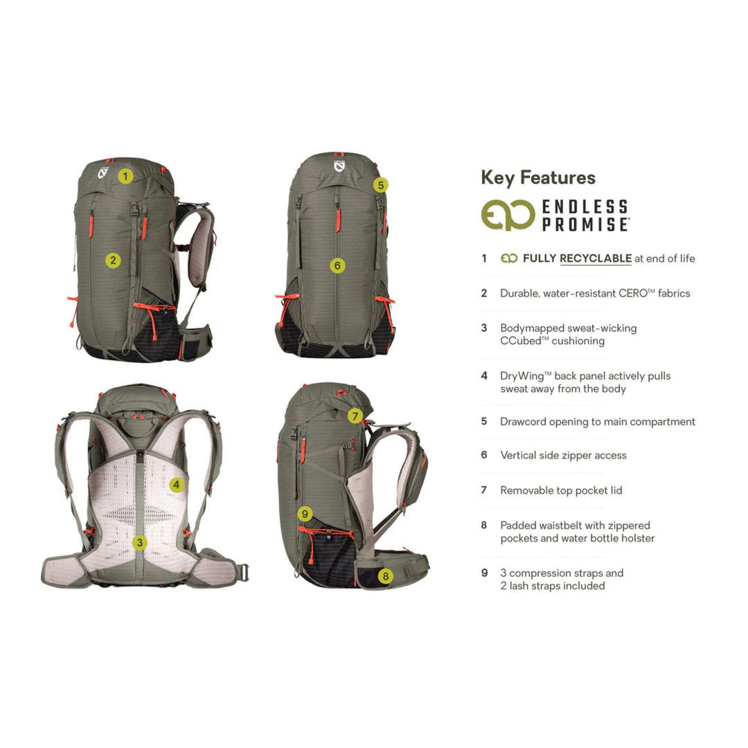 Nemo Persist Men's 45L Endless Promise All-Adventure Backpack