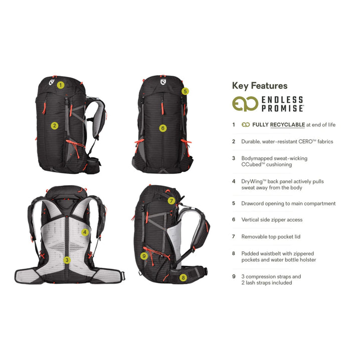 Nemo Persist Men's 45L Endless Promise All-Adventure Backpack