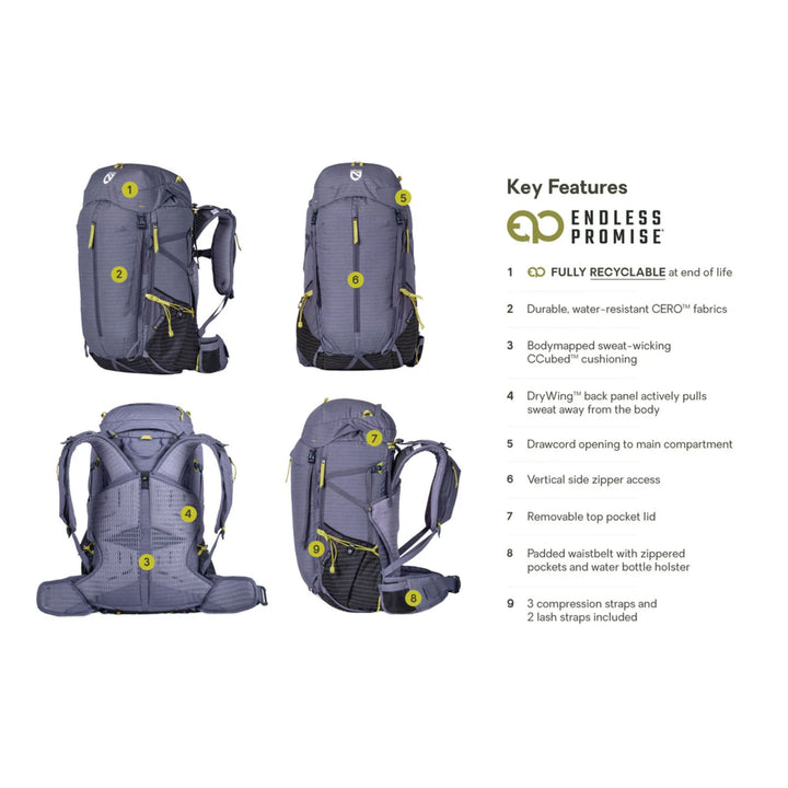 Nemo Persist Women's 45L Endless Promise All-Adventure Backpack
