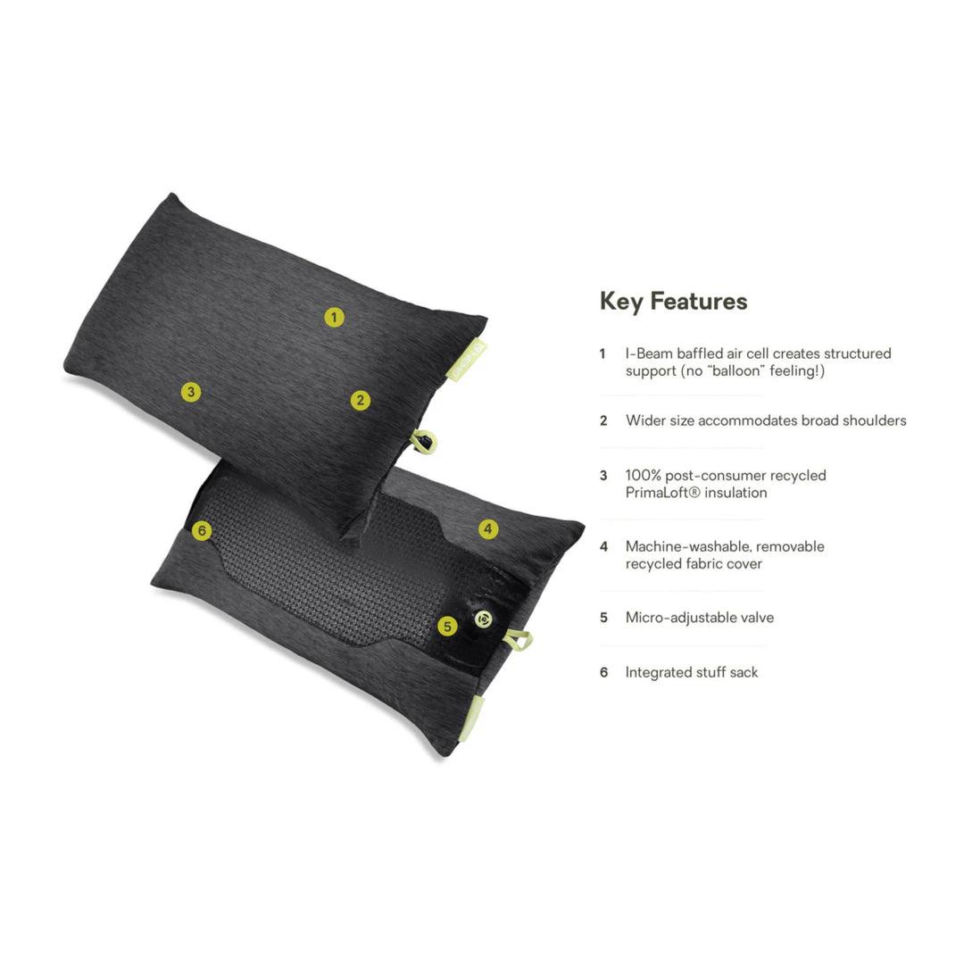 Nemo Fillo Elite Wide Ultralight Backpacking Pillow