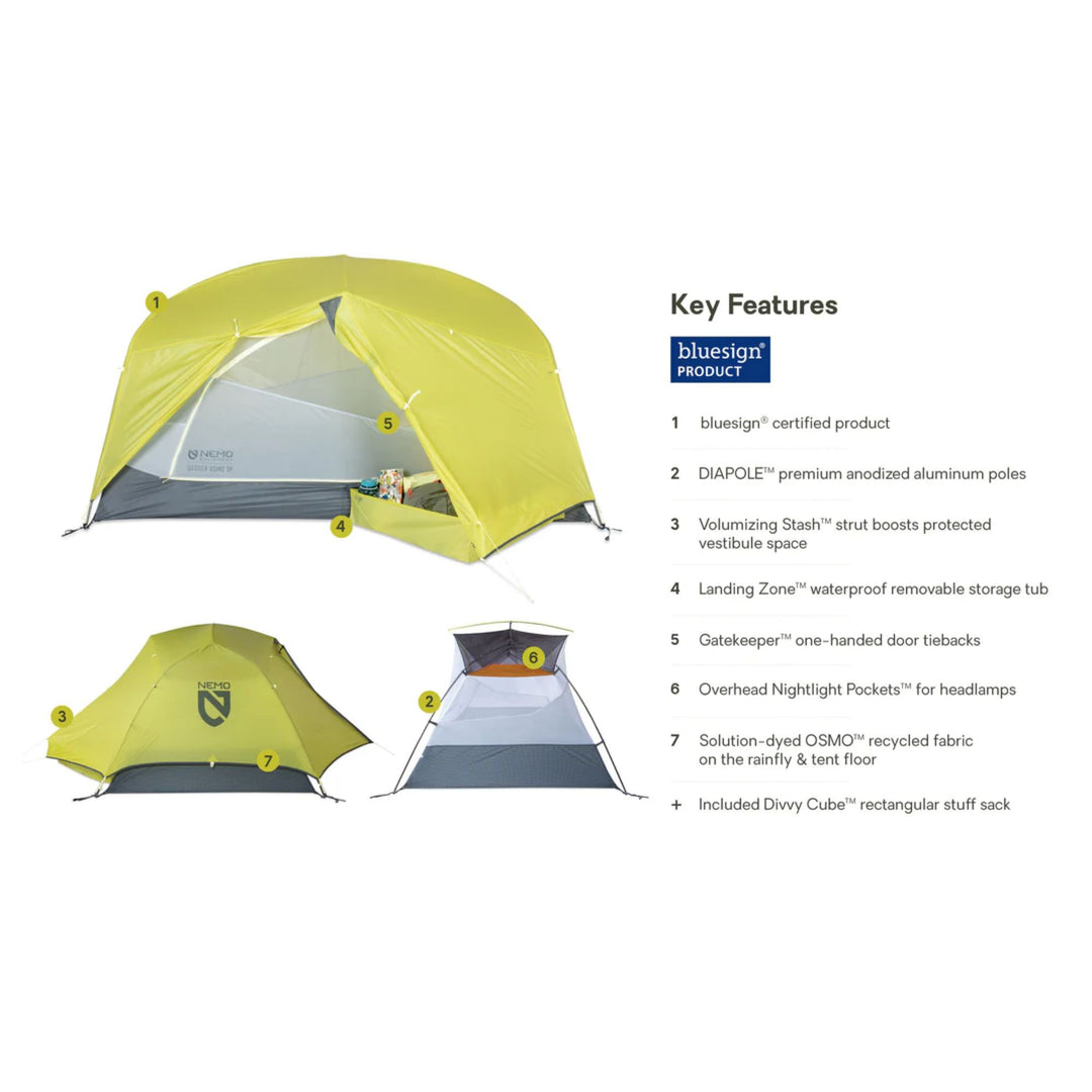 Nemo Dagger OSMO Lightweight Backpacking 2p Tent