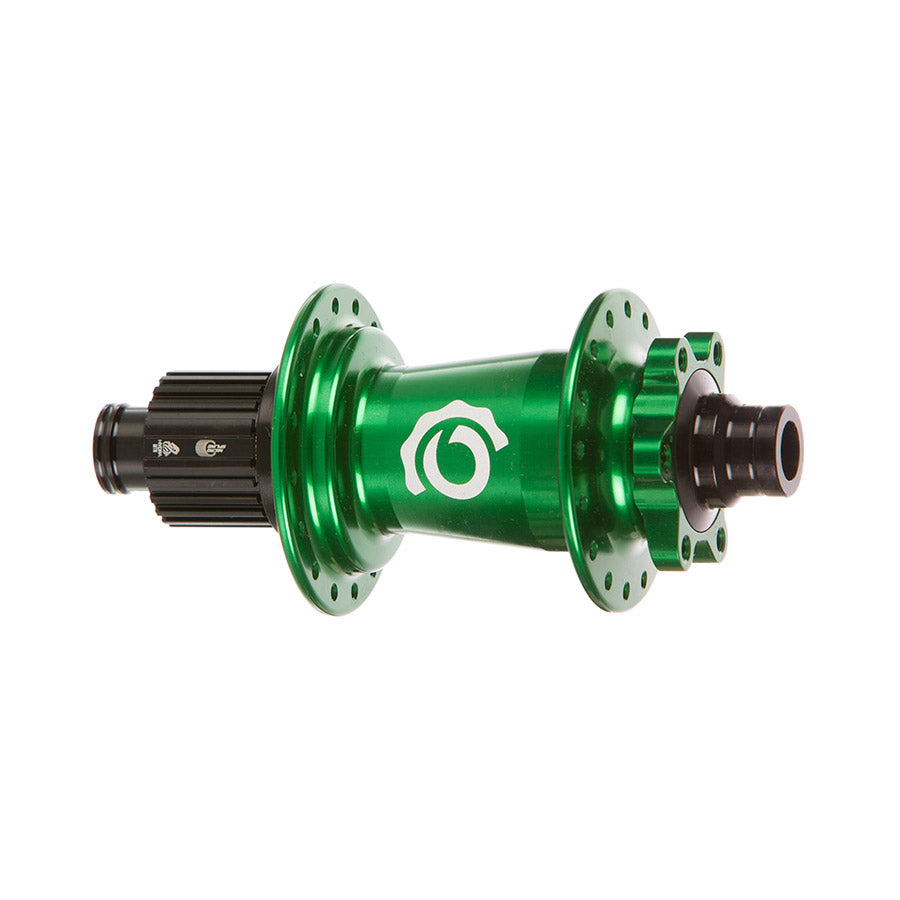 Industry Nine Hydra Classic Boost 6B Disc Hub Rear 32H 12mm TA 148mm Shimano Micro Spline Green