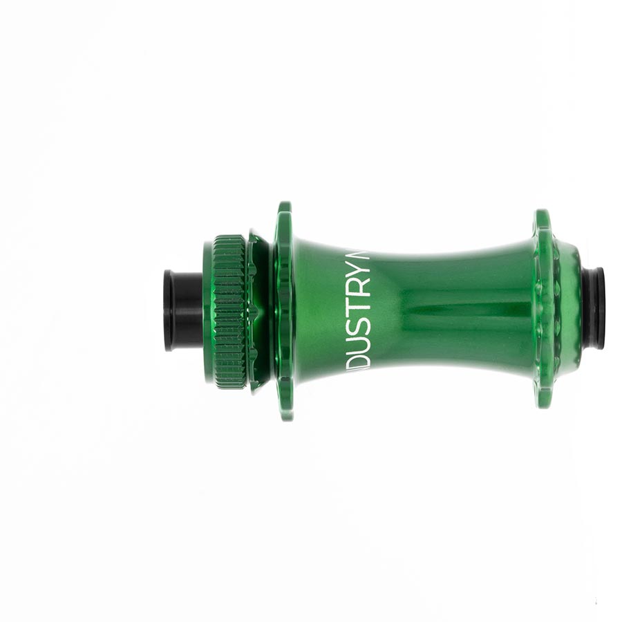 Industry Nine Solix G Classic Front Disc Hub Front 24H 12mm TA 100mm Green