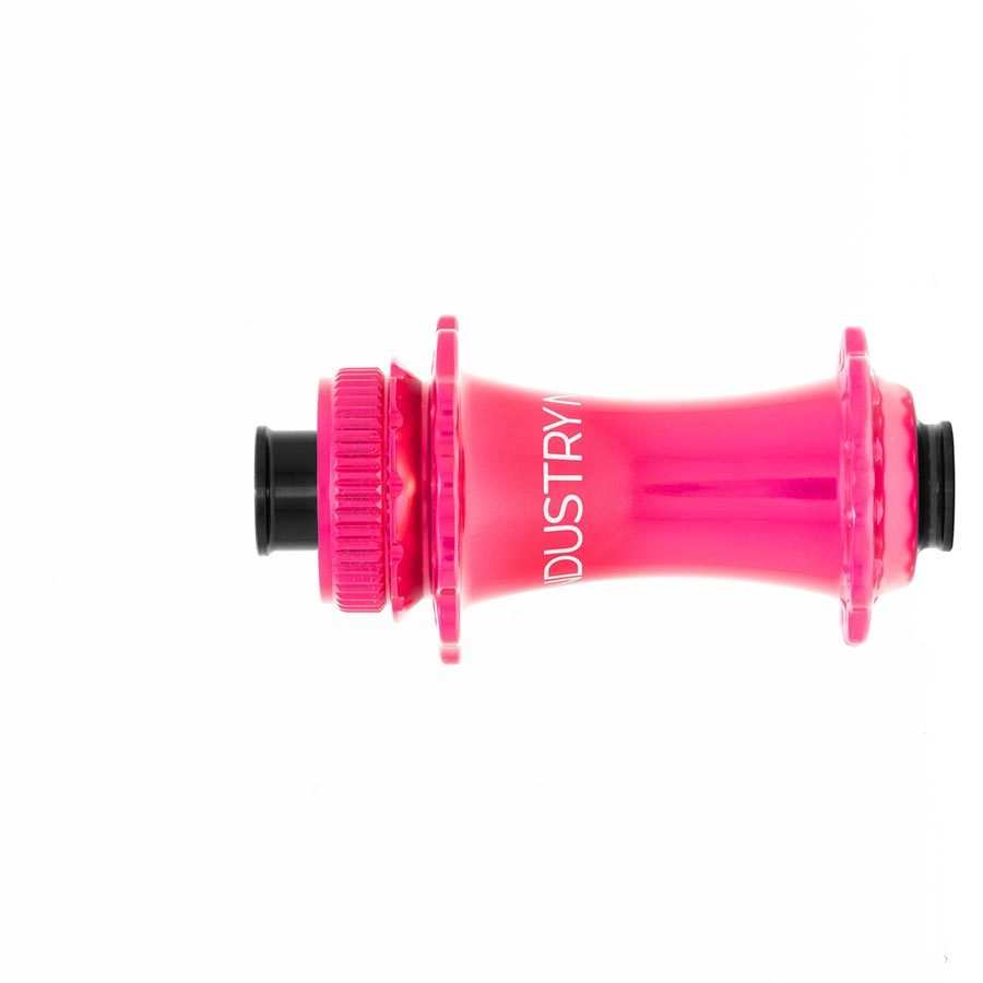 Industry Nine Solix G Classic Front Disc Hub Front 28H 12mm TA 100mm Pink