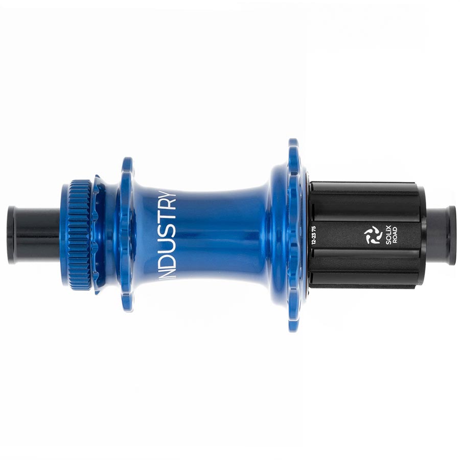 Industry Nine Solix G Classic Rear HG11 Disc Hub Rear 28H 12mm TA 142mm Shimano HG 11 Blue