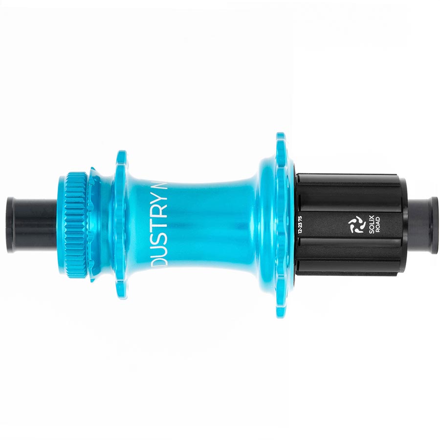 Industry Nine Solix G Classic Rear HG11 Disc Hub Rear 28H 12mm TA 142mm Shimano HG 11 Turquoise