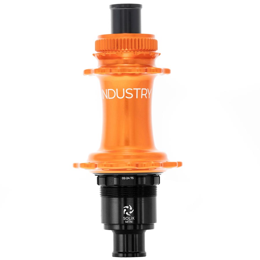 Industry Nine Solix M Classic Rear XD Disc Hub Rear 24H 12mm TA 148mm SRAM XD Orange