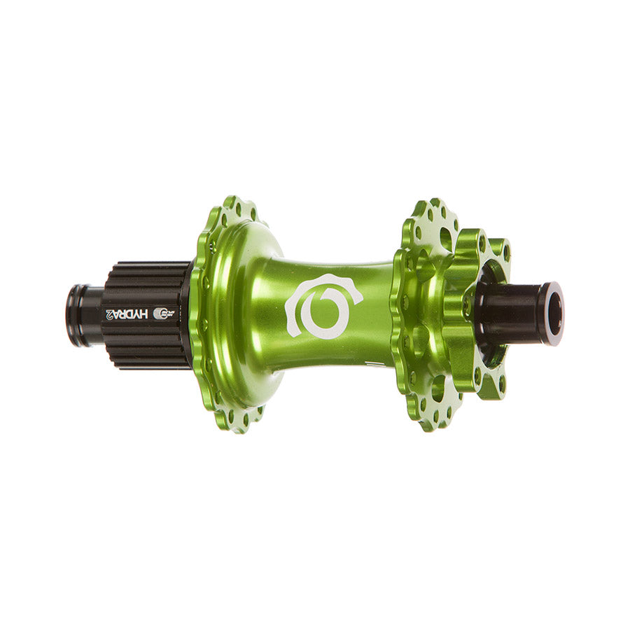 Industry Nine Hydra 2 Boost MicroSpline Disc Hub Rear 32H 12mm TA 148mm Shimano Micro Spline Lime
