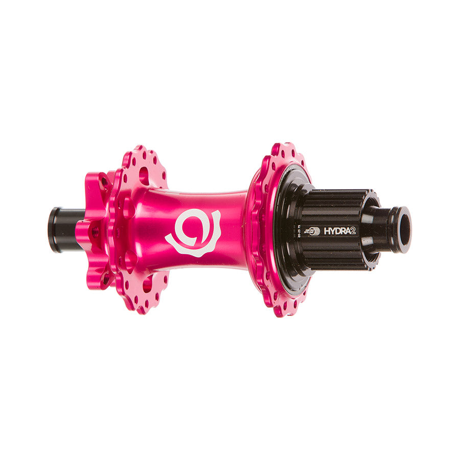 Industry Nine Hydra 2 Boost MicroSpline Disc Hub Rear 28H 12mm TA 148mm Shimano Micro Spline Pink
