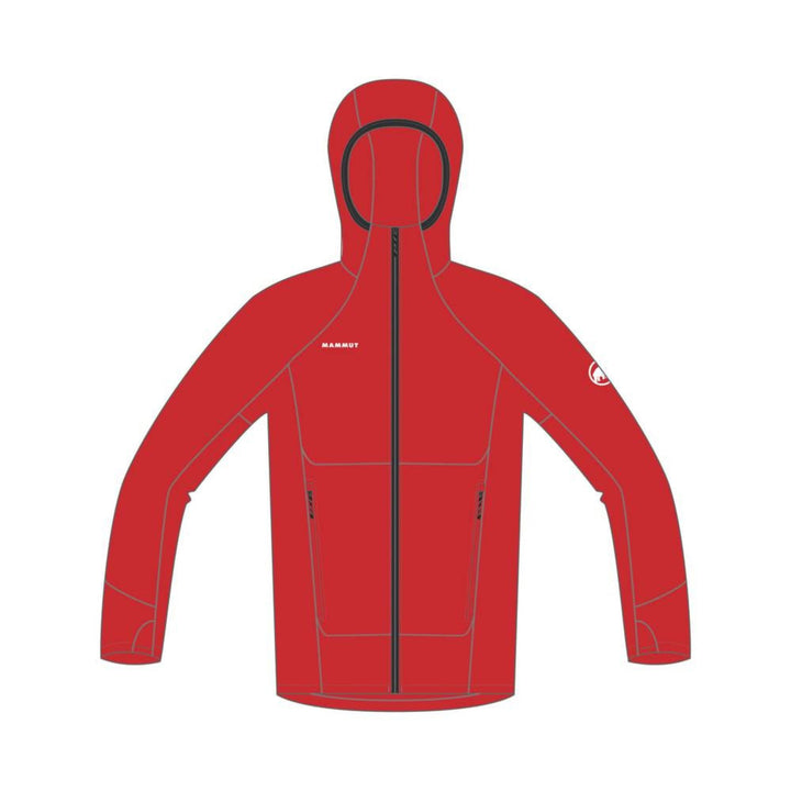 Mammut Men's Mtn. Pro 2.0 Light ML Hooded Jacket