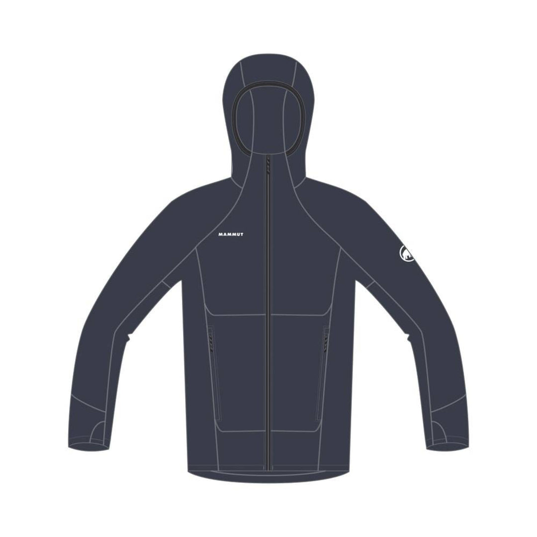 Mammut Men's Mtn. Pro 2.0 Light ML Hooded Jacket