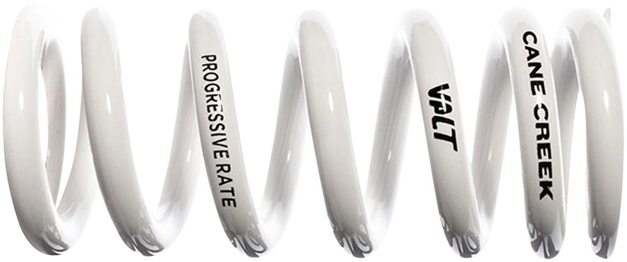 Cane Creek Progressive Rate VALT Lightweight Rear Shock Spring - 65mm x 400-488lbs White