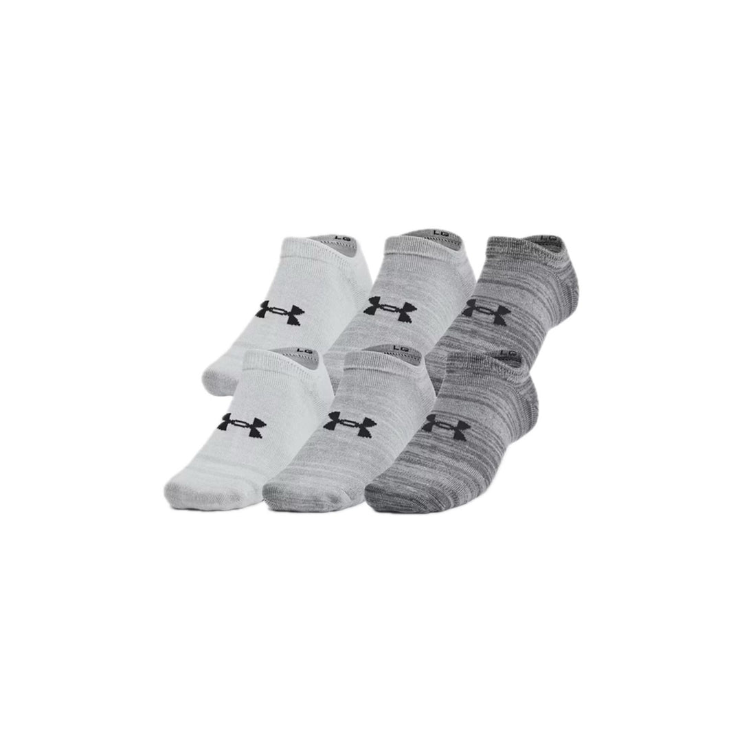 Under Armour UA Essential 6-Pack No-Show Socks