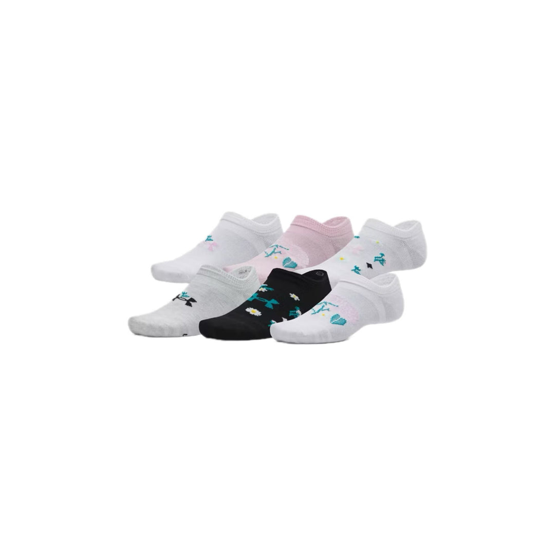 Under Armour UA Essential 6-Pack No-Show Socks