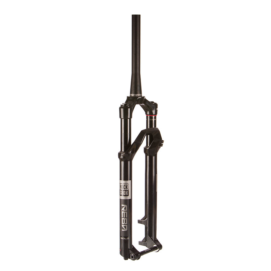 RockShox Reba Gold 2P Remote B1 Suspension Fork 29'' DebonAir 100mm 1-1/8''-1.5'' 15x110mm TA Rake: 44mm Black Remote: Sold Separately