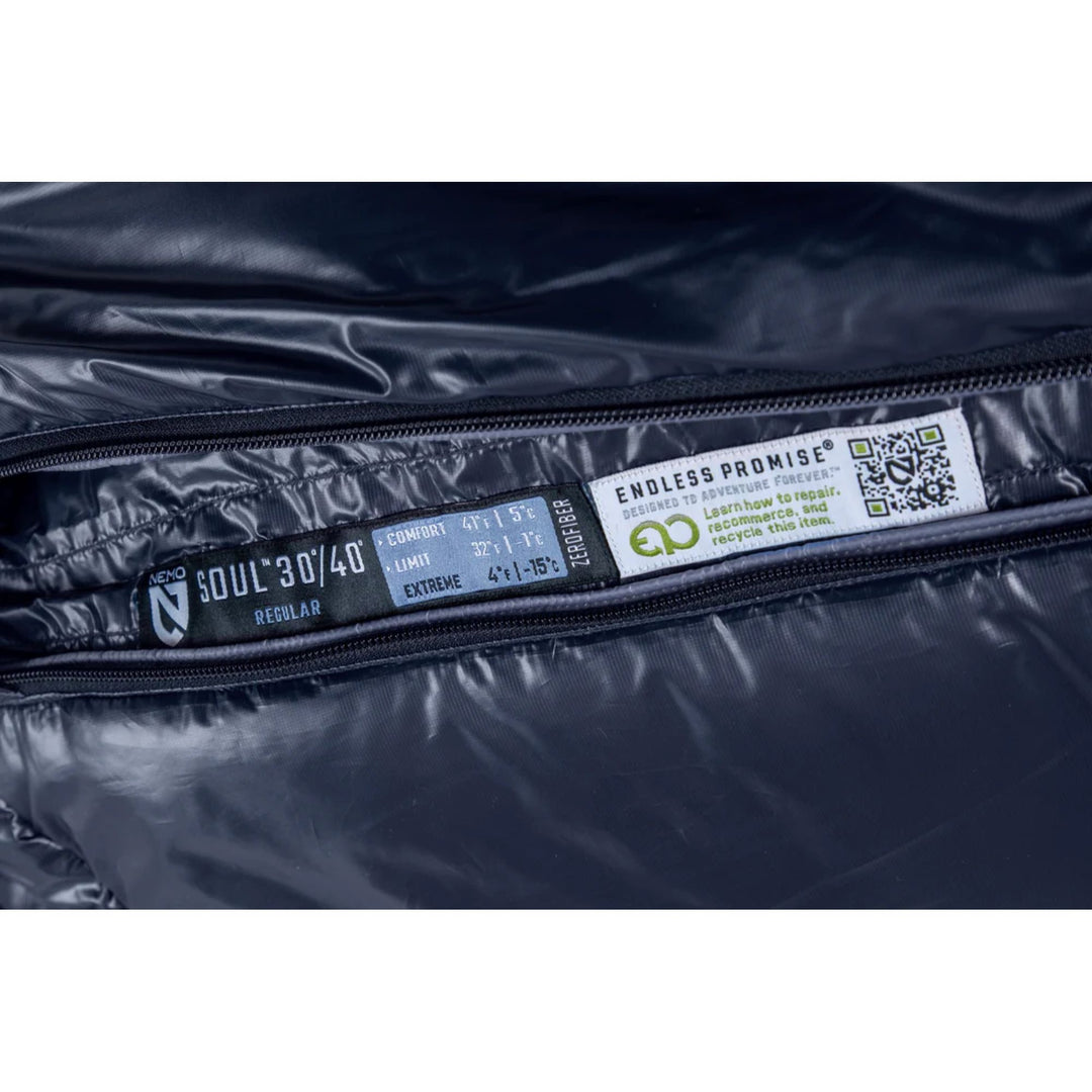 Nemo Soul Endless Promise Synthetic 30/40° Mummy Sleeping Bag