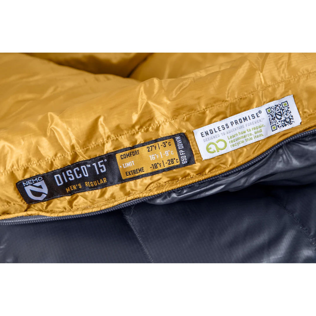 Nemo Men's Disco Endless Promise 15° Down Sleeping Bag