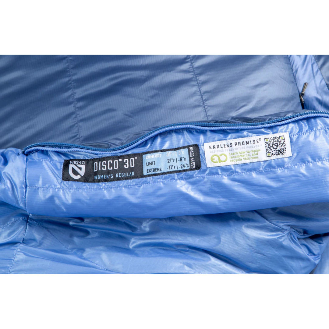 Nemo Women's Disco Endless Promise 30° Down Sleeping Bag