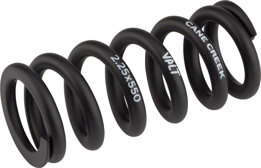 Cane Creek VALT Lightweight Steel Spring Coil Shock 2.25"/57mm x 550lbs BLK