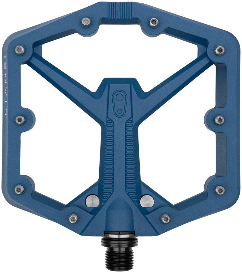 Crankbrothers Stamp 1 Gen 2 Pedals - Platform Composite 9/16" Navy Large