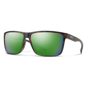 Matte Tortoise | Chromapop Glass Polarized Green Mirror